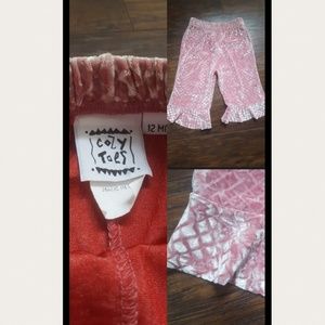 Baby girl pants, size 12 months
